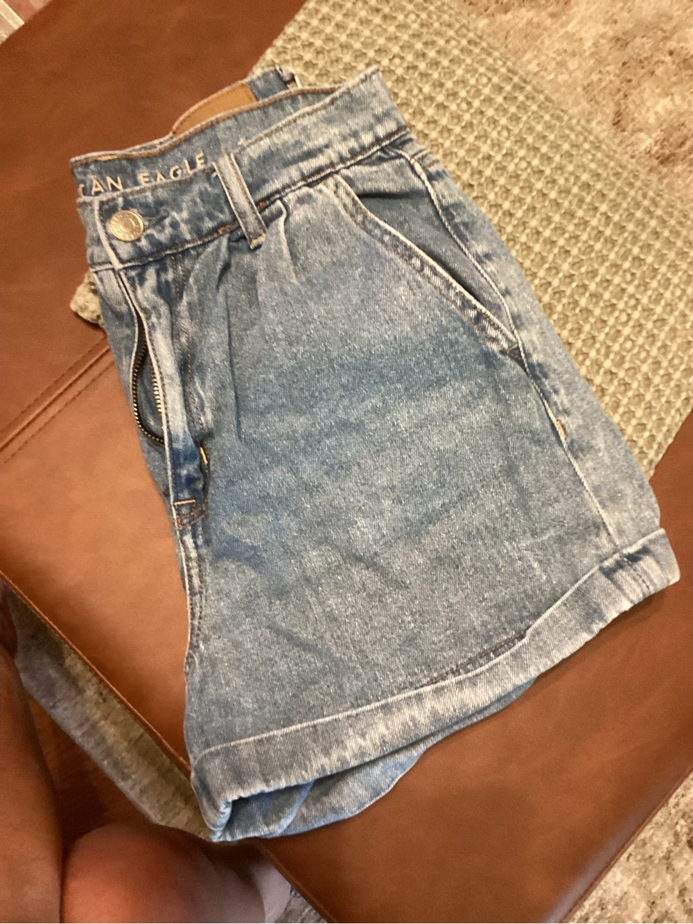 American Eagle Outfitters Light Blue Denim Shorts